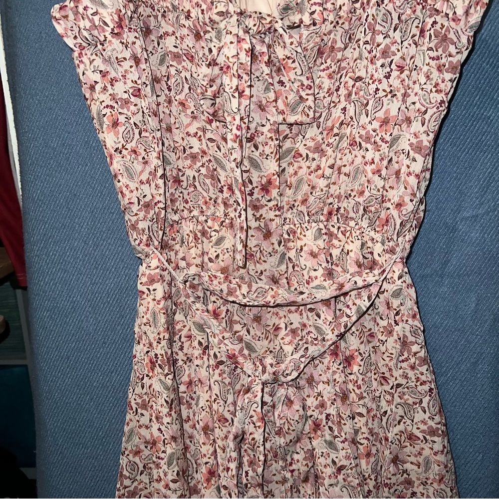 Trixxi Pink Floral Romper - Picture 4 of 5